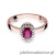 Pierścionek W330 Rubin 0,60ct różowe złoto