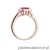 Pierścionek W403 Rubin 0,80ct różowe złoto