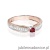 Pierścionek W449 Rubin 0,15ct różowe złoto