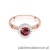 Pierścionek W538 Rubin 1,20ct różowe złoto