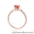 Pierścionek W557 Rubin 0,60ct różowe złoto