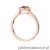 Pierścionek W559 Rubin 0,35ct różowe złoto