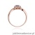 Pierścionek W072 Szafir 0,15ct różowe złoto