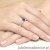 Pierścionek W075 Szafir 0,50ct różowe złoto