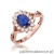 Pierścionek W182 Szafir 0,90ct różowe złoto