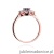 Pierścionek W354 Szafir 0,70ct różowe złoto