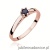 Pierścionek W222 Szafir 0,15ct różowe złoto
