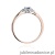 Pierścionek W428 Tanzanit 0,15ct różowe złoto