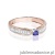 Pierścionek W449 Tanzanit 0,15ct różowe złoto