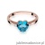 Pierścionek W012 Topaz 1,20ct różowe złoto
