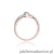 Pierścionek W028 Topaz 0,50ct różowe złoto