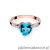 Pierścionek W031 Topaz 1,20ct różowe złoto