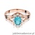 Pierścionek W037 Topaz 0,90ct różowe złoto