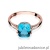 Pierścionek W038 Topaz 2,40ct różowe złoto
