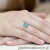Pierścionek W038 Topaz 2,40ct różowe złoto