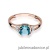 Pierścionek W040 Topaz 1,10ct różowe złoto