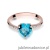 Pierścionek W050 Topaz 1,20ct różowe złoto