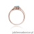 Pierścionek W0076 Topaz 0,50ct różowe złoto