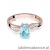 Pierścionek W094 Topaz 0,65ct różowe złoto
