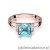 Pierścionek W103 Topaz 1,40ct różowe złoto