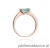 Pierścionek W105 Topaz 0,65ct różowe złoto
