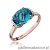 Pierścionek W148 Topaz 1,70ct różowe złoto