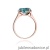 Pierścionek W148 Topaz 1,70ct różowe złoto