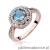 Pierścionek W274 Topaz 0,80ct różowe złoto