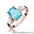 Pierścionek W400 Topaz 2,40ct różowe złoto