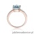 Pierścionek W511 Topaz 2,00ct różowe złoto