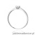 Pierścionek W579 Diament 0,15ct białe złoto