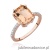 Pierścionek W527 Morganit 2,80ct różowe złoto