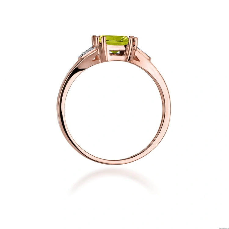 Pierścionek W040B Oliwin 1,10ct różowe złoto