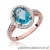 Pierścionek W080 Topaz 1,70ct różowe złoto