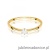 Pierścionek W579 Diament 0,10ct żółte złoto
