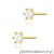 Kolczyki K0222 Diament 2 x 0,08ct żółte złoto