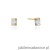 Kolczyki K0343 Diament 2 x 0,10ct żółte złoto