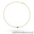 Bransoletka B003 Czarny Diament 0,12ct żółte złoto