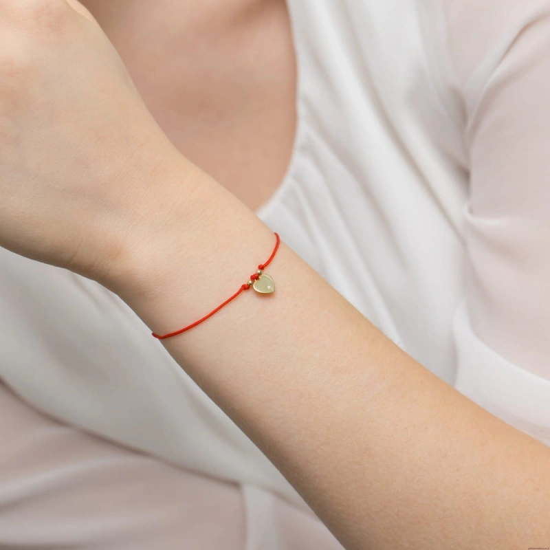 Bransoletka B012 z diamentami żółte złoto