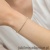 Bransoletka B39150 z diamentami żółte złoto