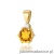 Zawieszka Z0076 Cytryn 0,50ct żółte złoto