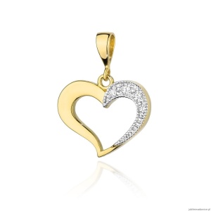 Zawieszka S023 Diament 0,02ct żółte złoto