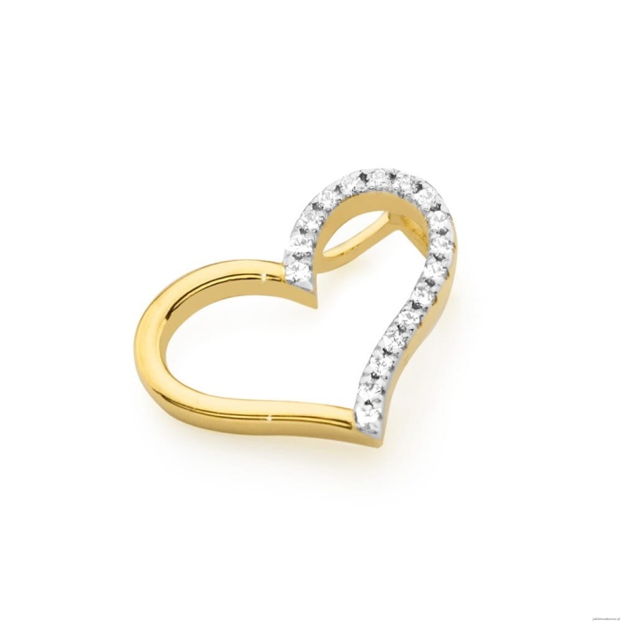 Zawieszka S026 Diament żółte złoto