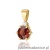Zawieszka Z0076 Granat 0,60ct żółte złoto