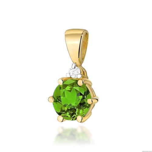 Zawieszka Z0076 Oliwin 0,60ct żółte złoto