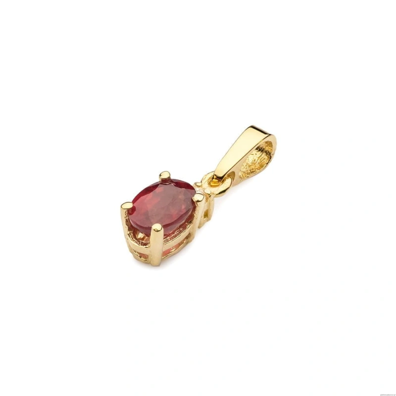 Zawieszka Z0001 Rubin 0,60ct żółte złoto