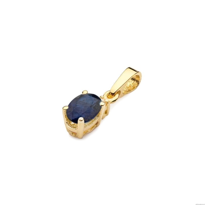 Zawieszka Z0001 Szafir 0,70ct żółte złoto
