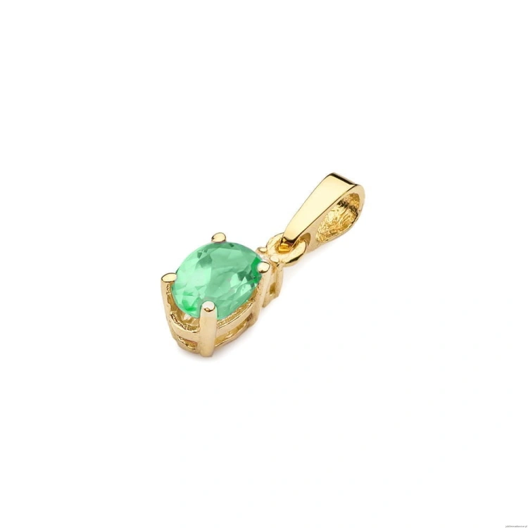 Zawieszka Z0001 Szmaragd 0,40ct żółte złoto