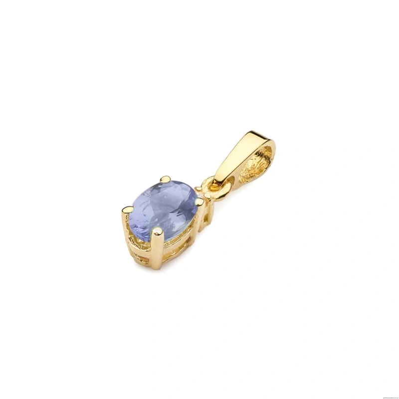 Zawieszka Z0001 Tanzanit 0,40ct żółte złoto