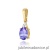 Zawieszka Z0308 Tanzanit 0,70ct żółte złoto